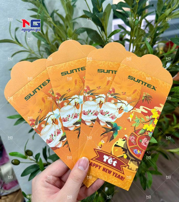 mẫu bao lì xì thực tế